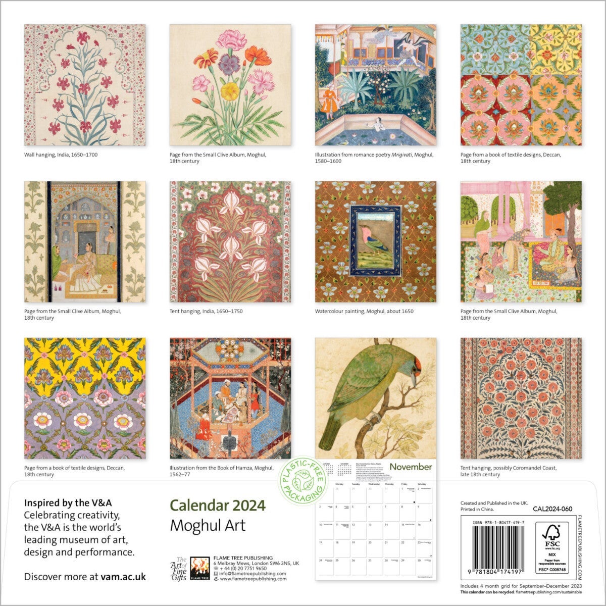 Kalender 2024 Moghul Art 30x30cm