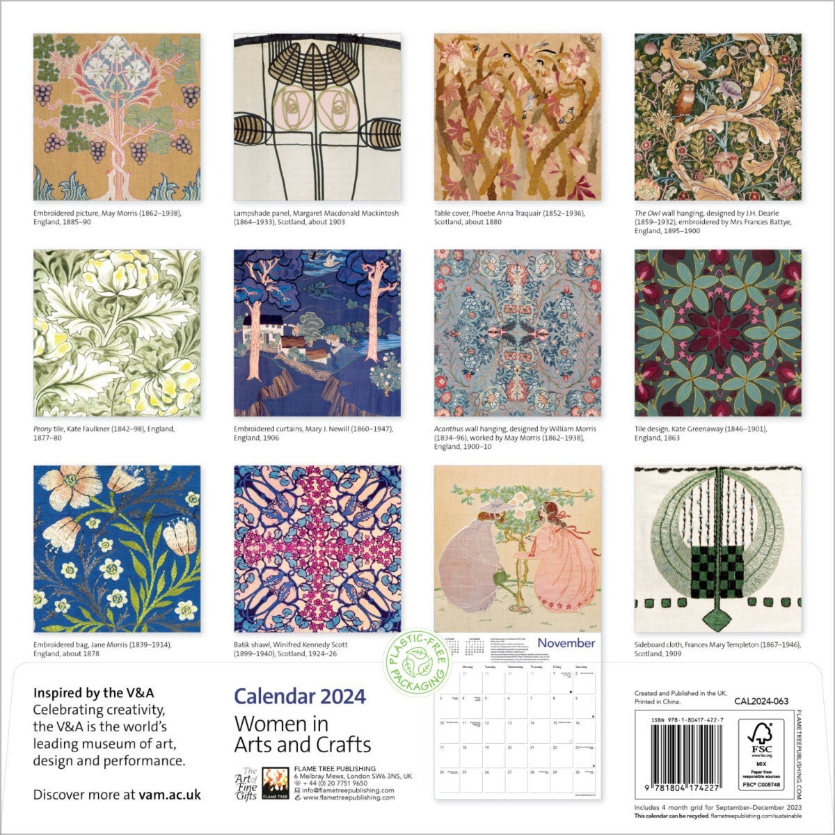 Kalender 2024 Women in Arts 30x30cm