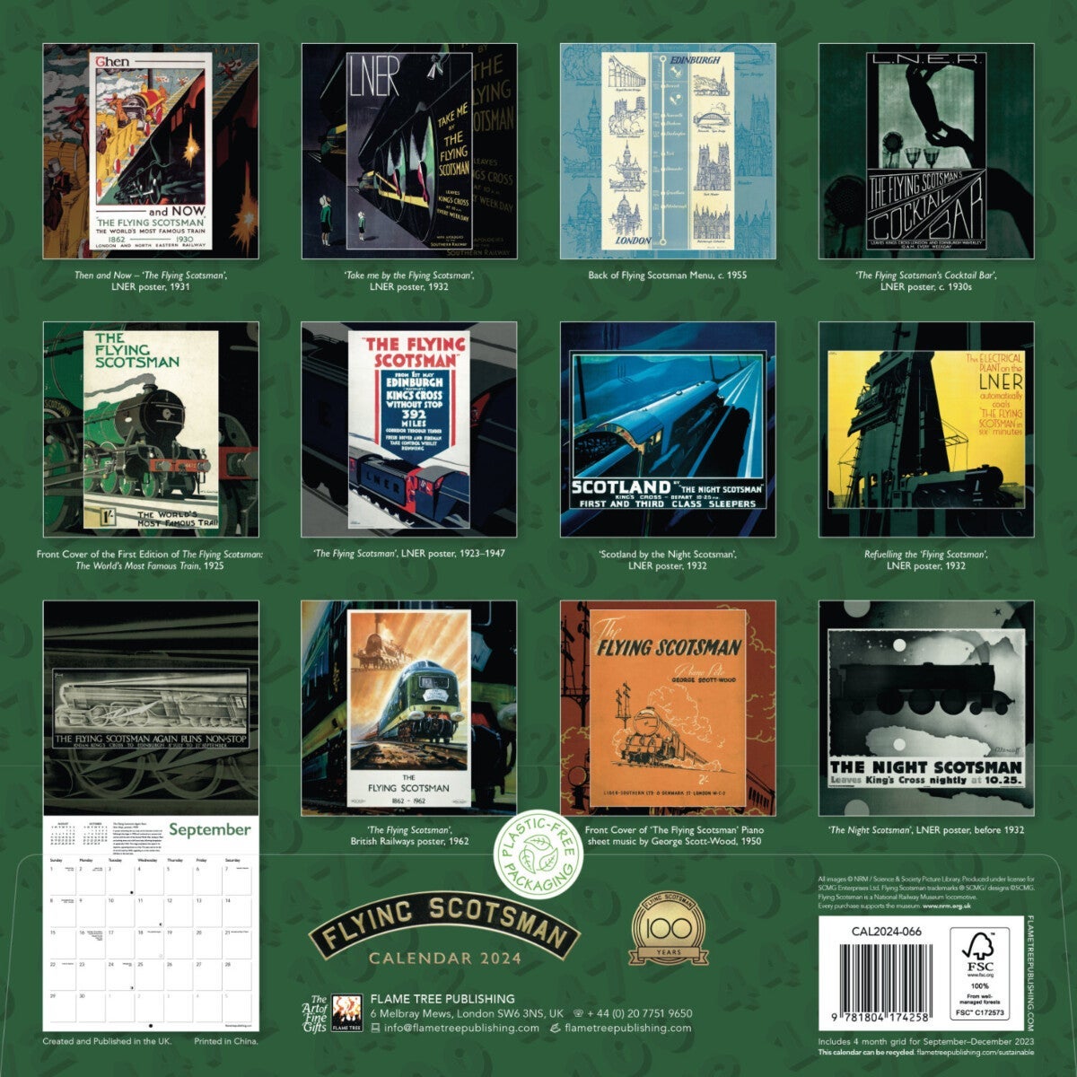 Kalender 2024 Flying Scots 30x30cm