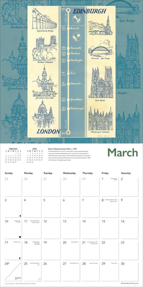 Kalender 2024 Flying Scots 30x30cm