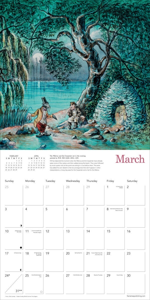 Kalender 2024 Alice 30x30cm