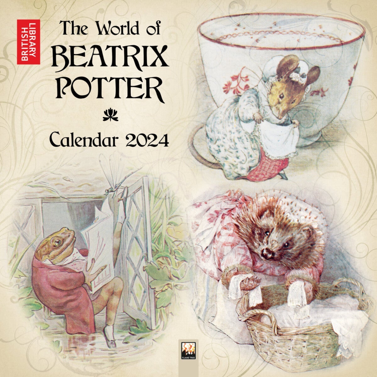 Kalender 2024 Beatrix Potter 30x30cm