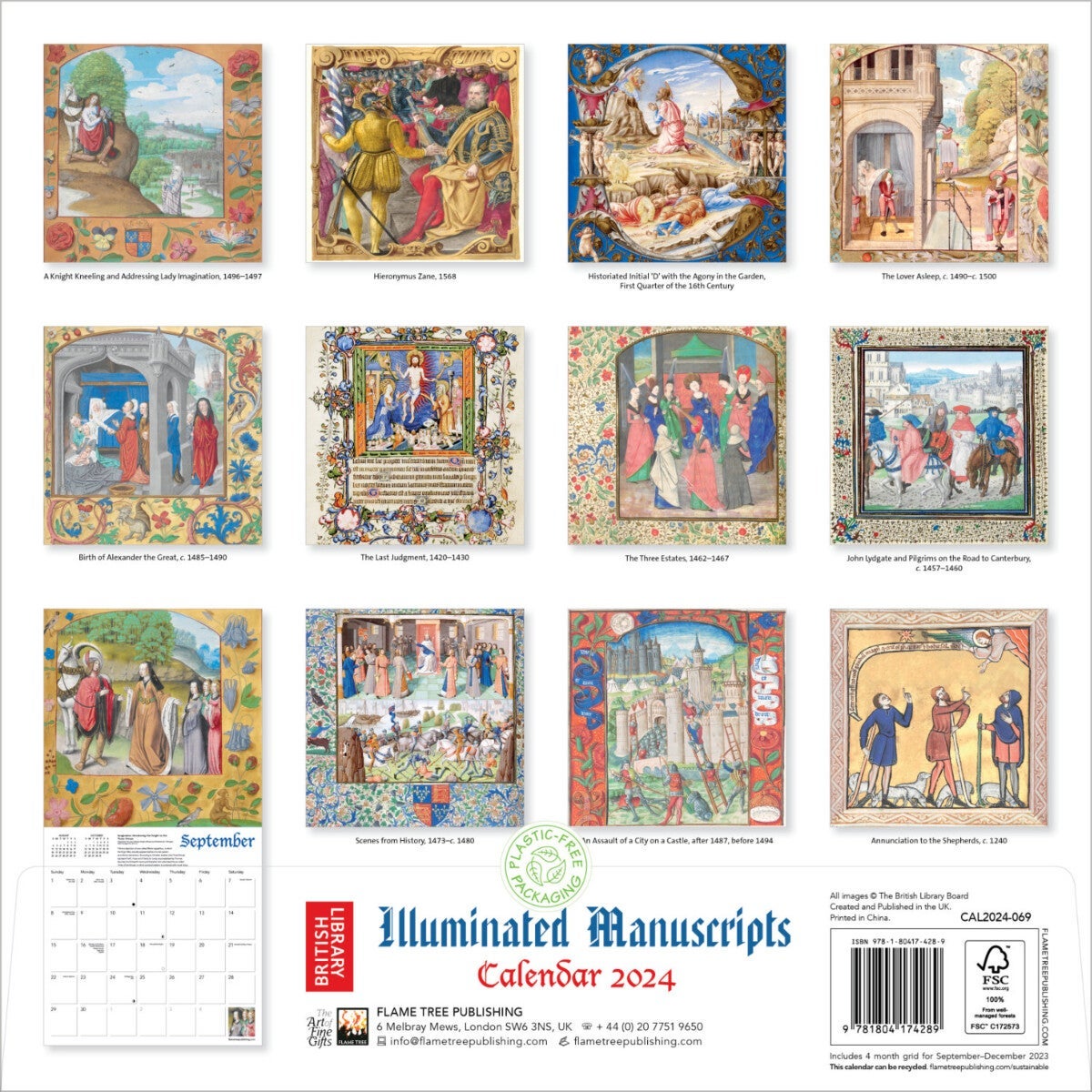 Kalender 2024 Illumi Manuscripts 30x30cm