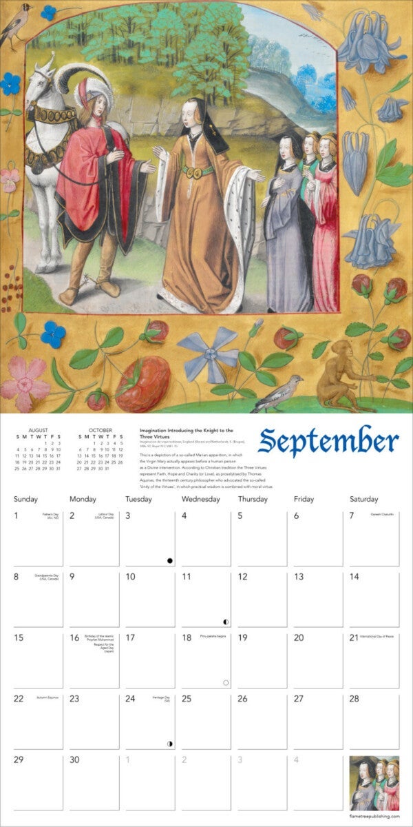 Kalender 2024 Illumi Manuscripts 30x30cm