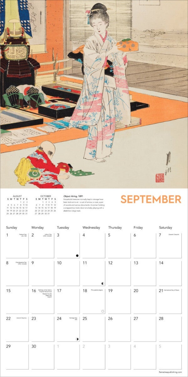 Kalender 2024 Japanese Art 30x30cm