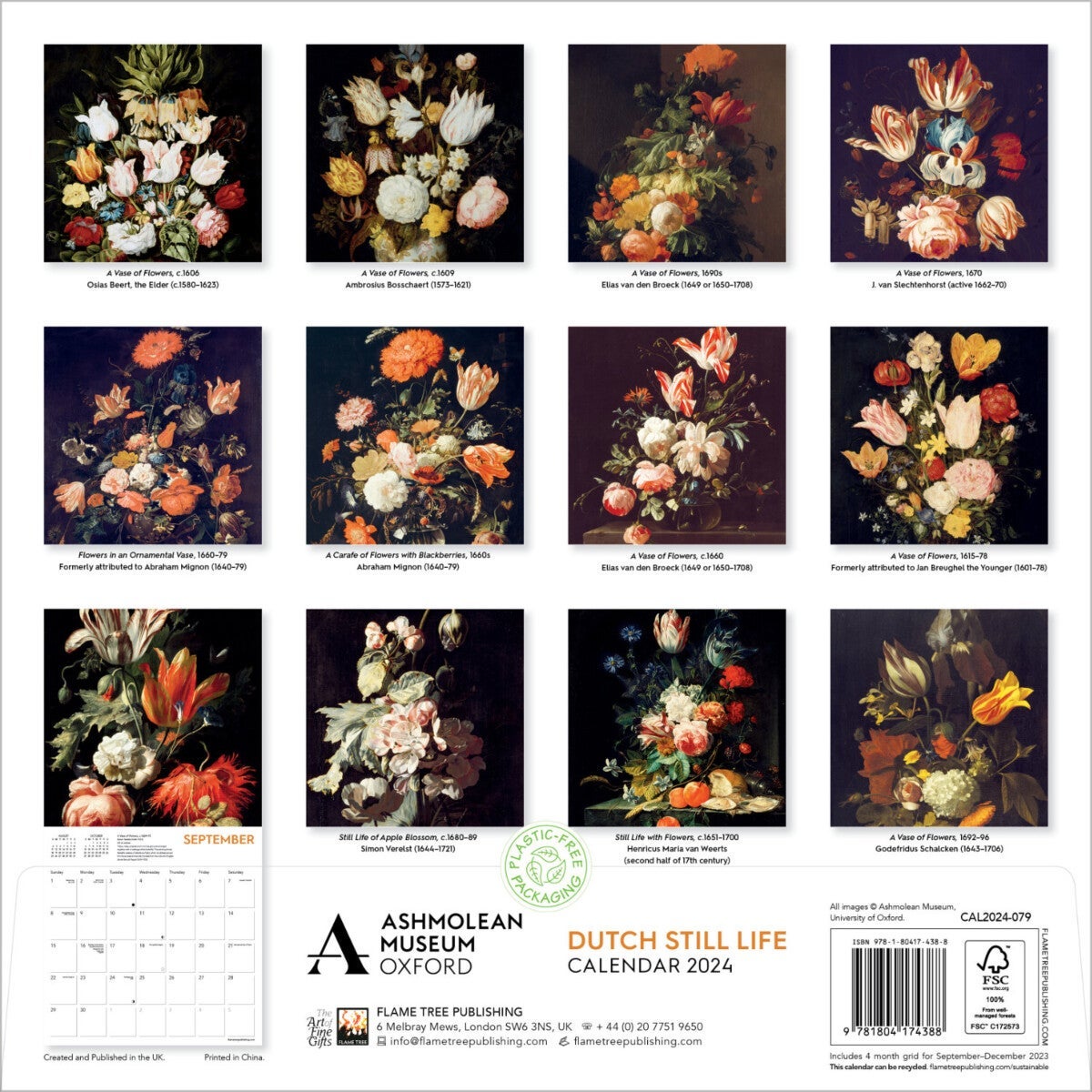 Kalender 2024 Dutch Still Life 30x30cm