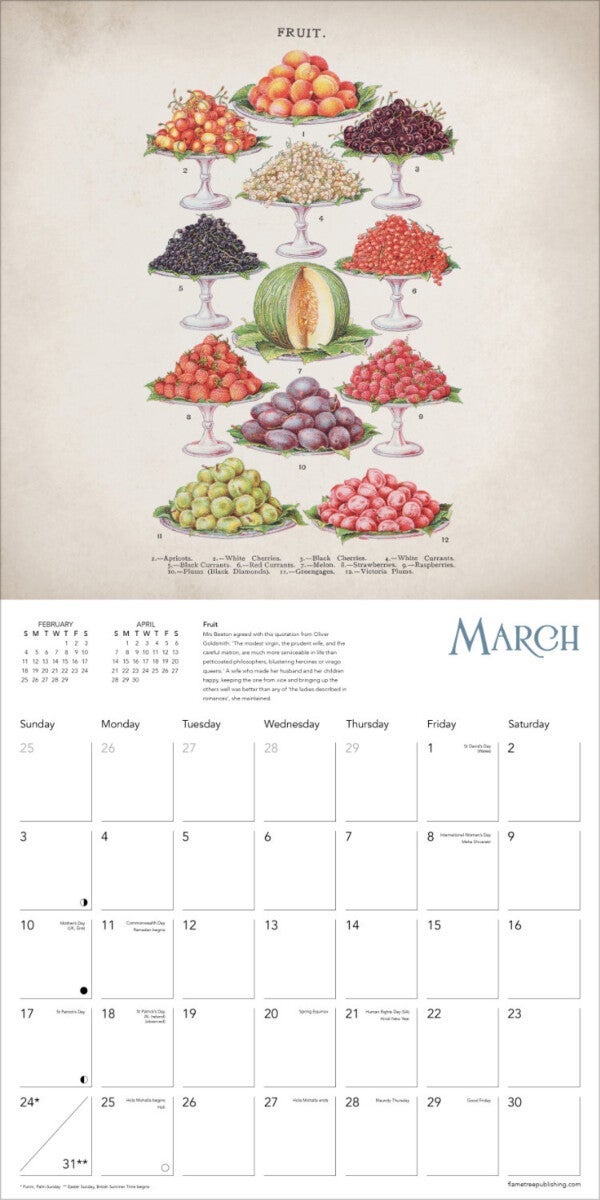 Kalender 2024 Bodleian Libraries 30x30cm