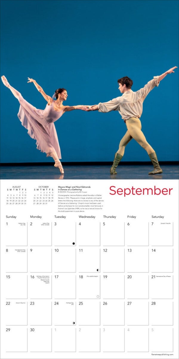 Kalender 2024 Royal Ballet 30x30cm