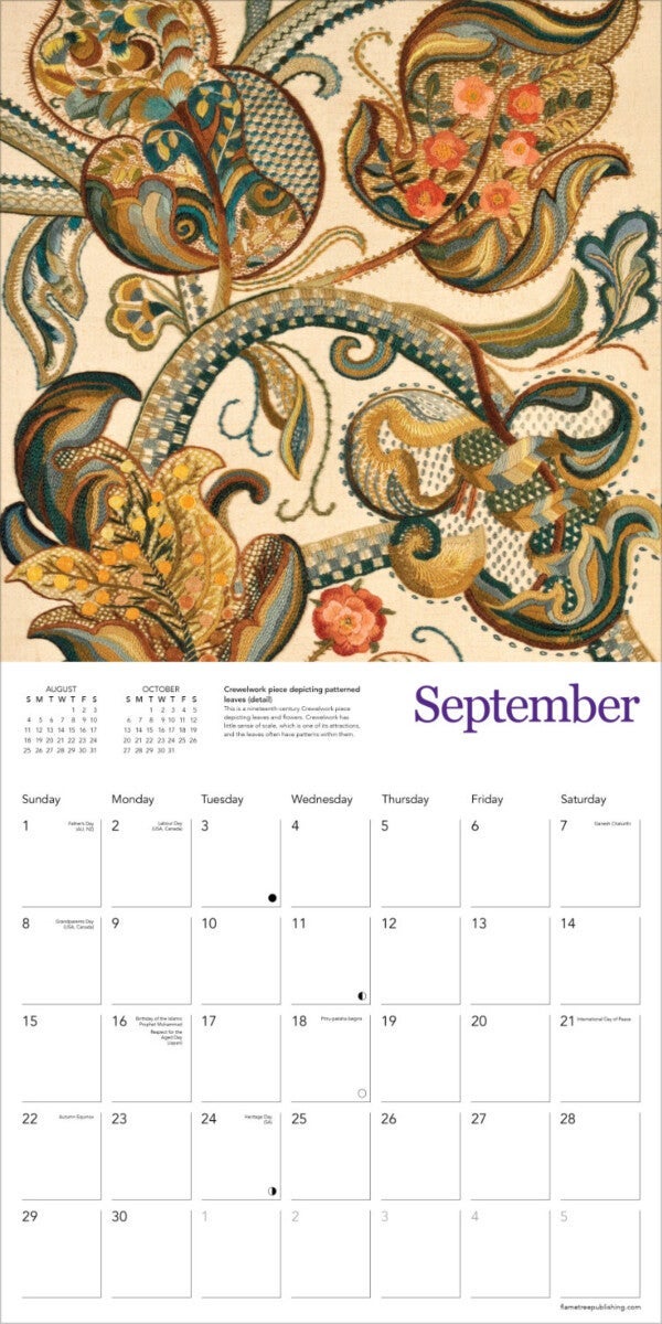 Kalender 2024 Needlework 30x30cm