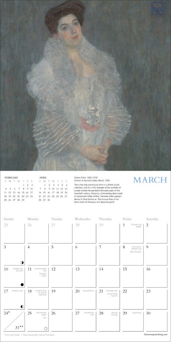 Kalender 2024 National Gallery 18x18cm