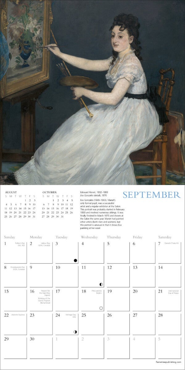 Kalender 2024 National Gallery 18x18cm