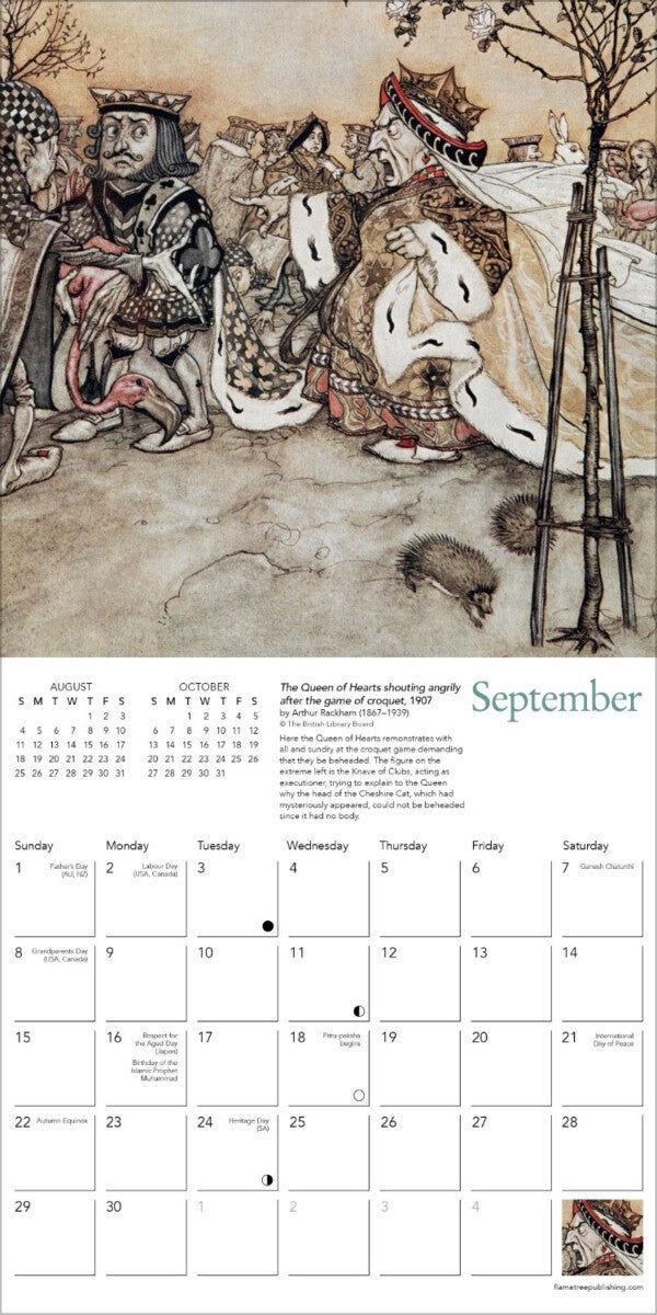 Kalender 2024 Alice 18x18cm