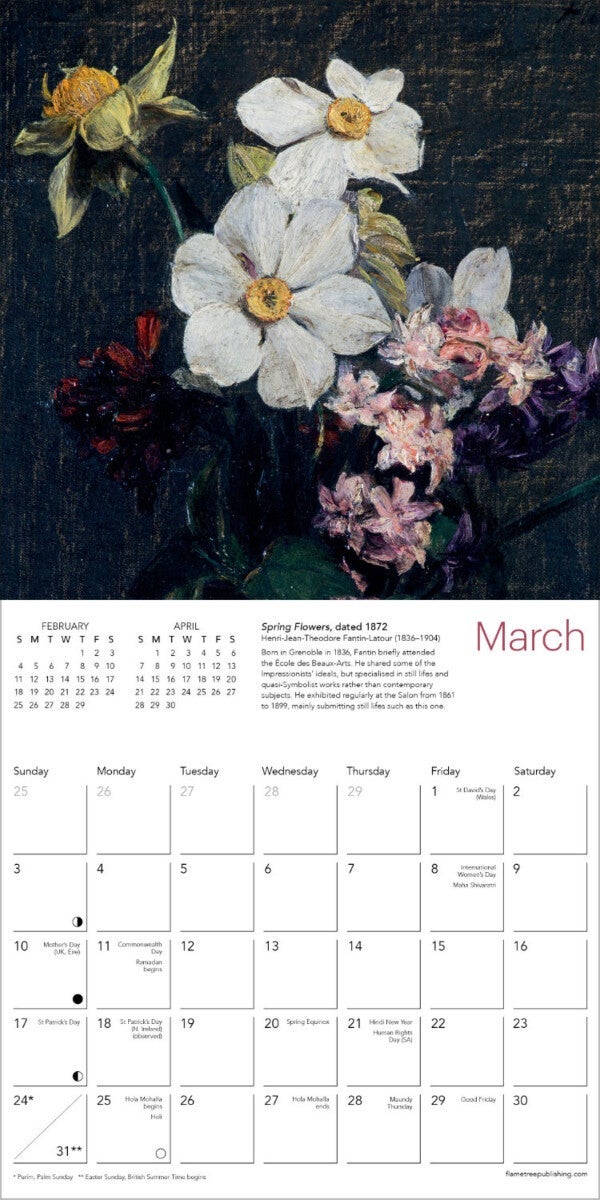 Kalender 2024 N G Scotland 18x18cm