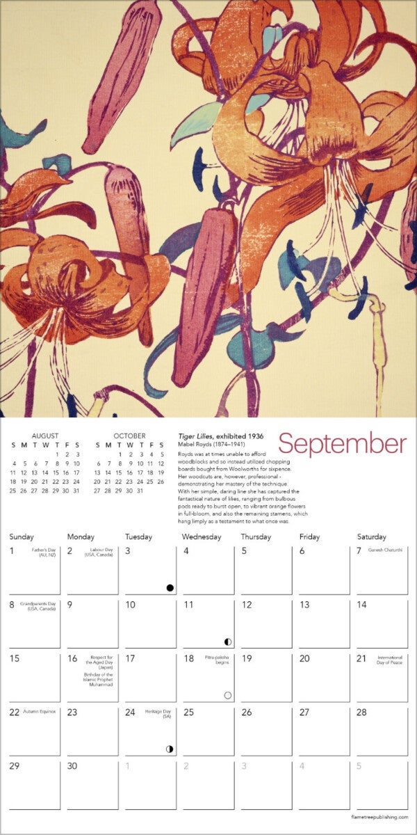 Kalender 2024 N G Scotland 18x18cm