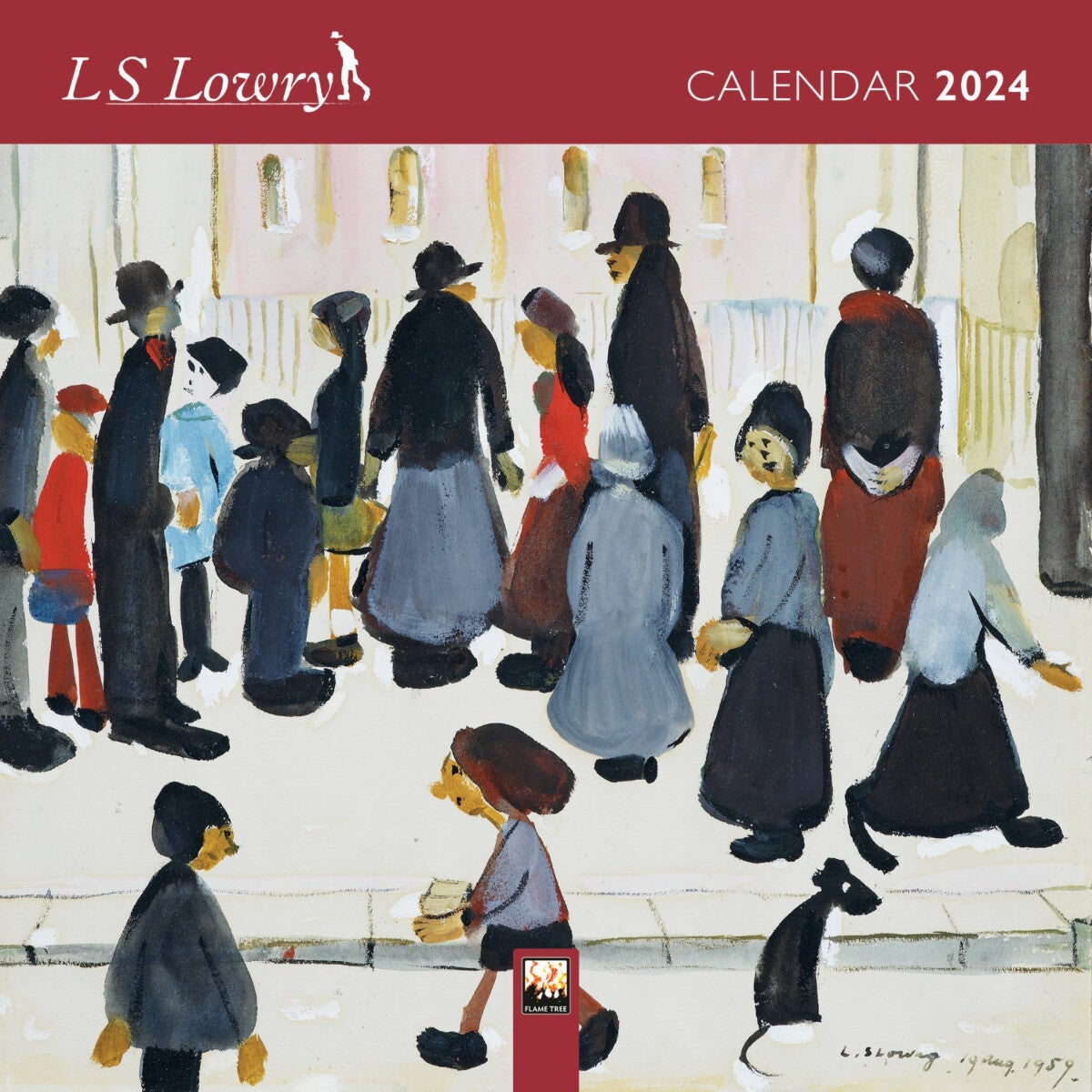Kalender 2024 LS Lowry 18x18cm
