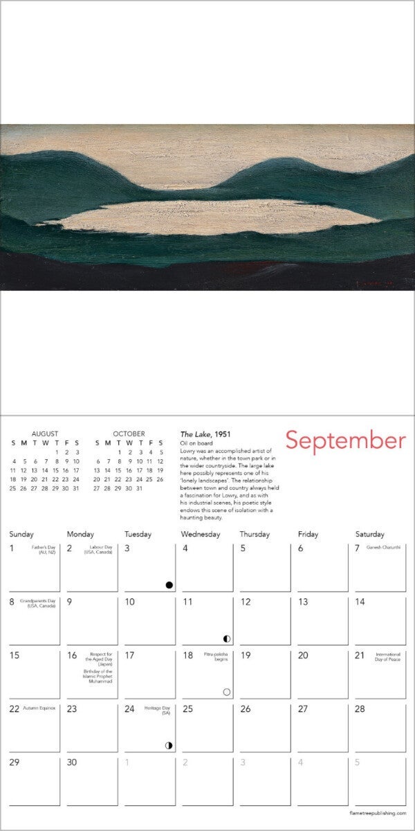 Kalender 2024 LS Lowry 18x18cm
