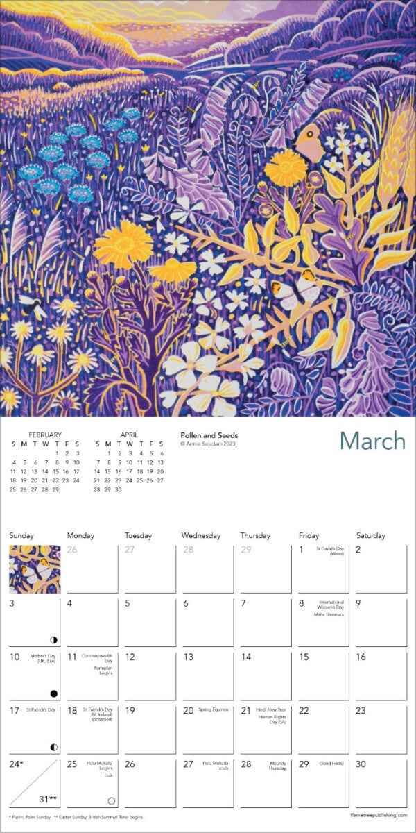 Kalender 2024 Annie Soudain 18x18cm