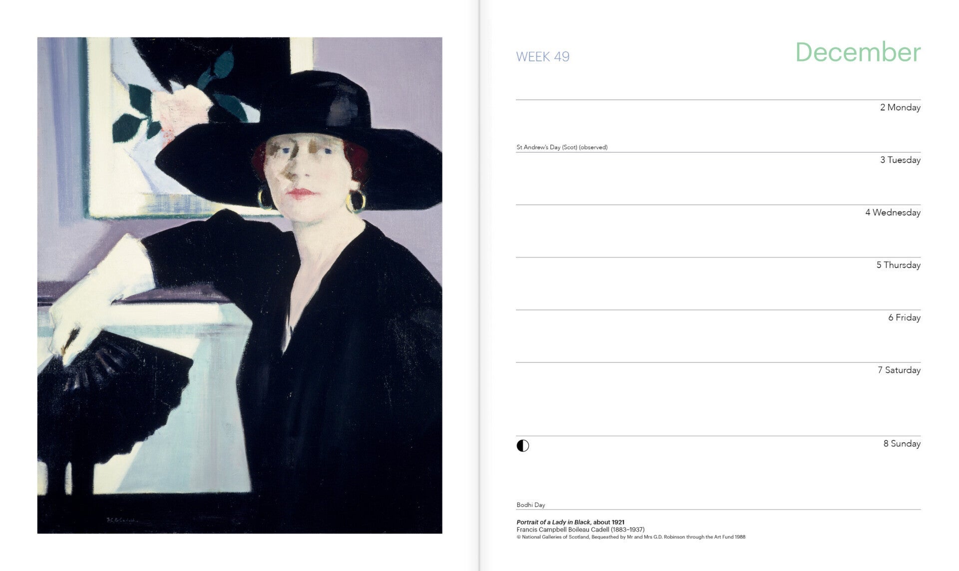 Desk Diary 2024 N G Scotland 193x230mm