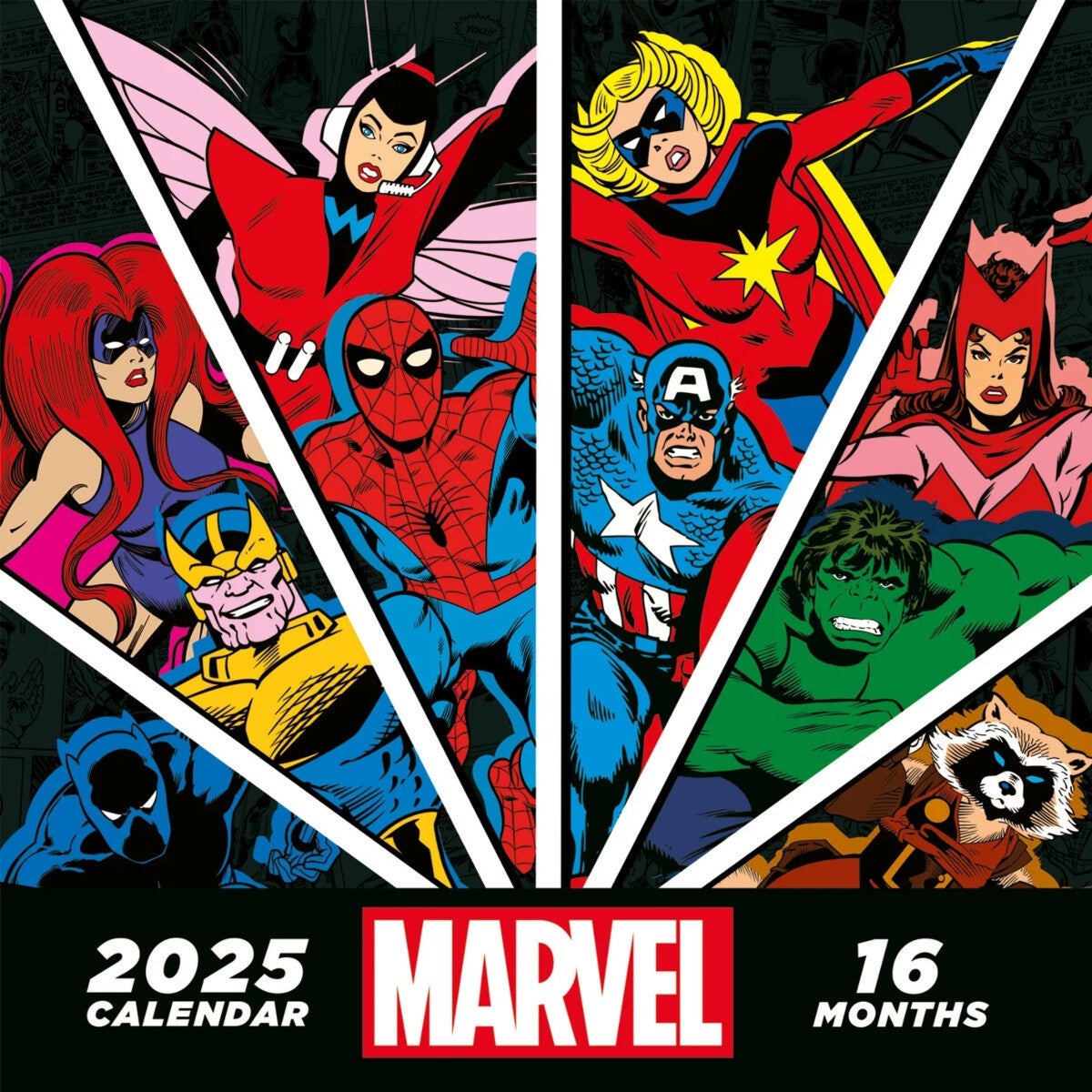 Marvel 2025  Square Calendar