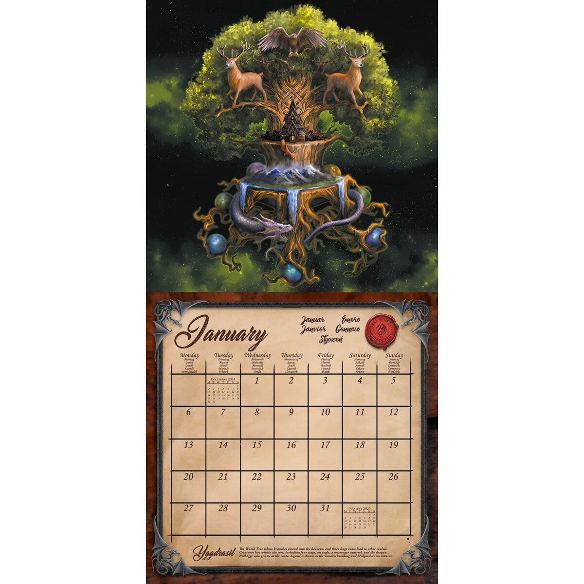Kalender 2025 ANNE STOKES 30x30cm