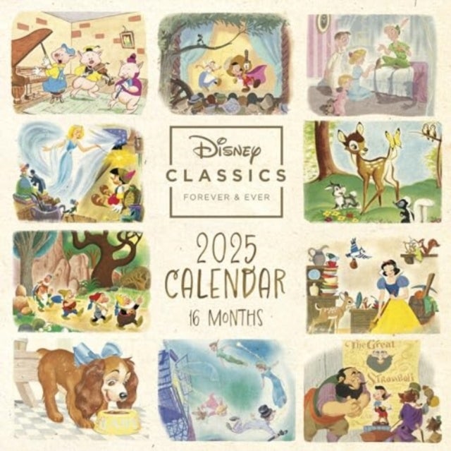 Kalender 2025 DISNEY CLASSICS 30x30cm