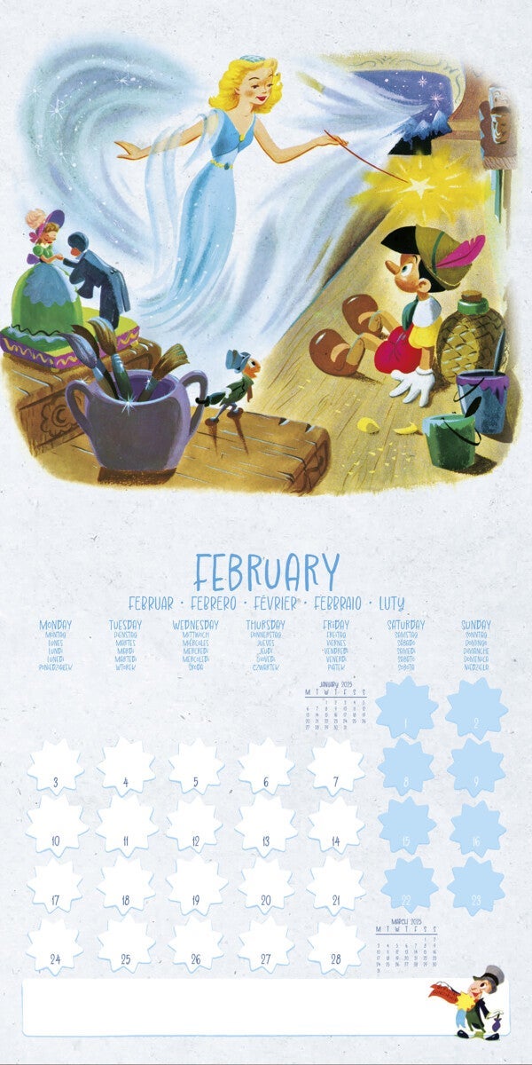 Kalender 2025 DISNEY CLASSICS 30x30cm