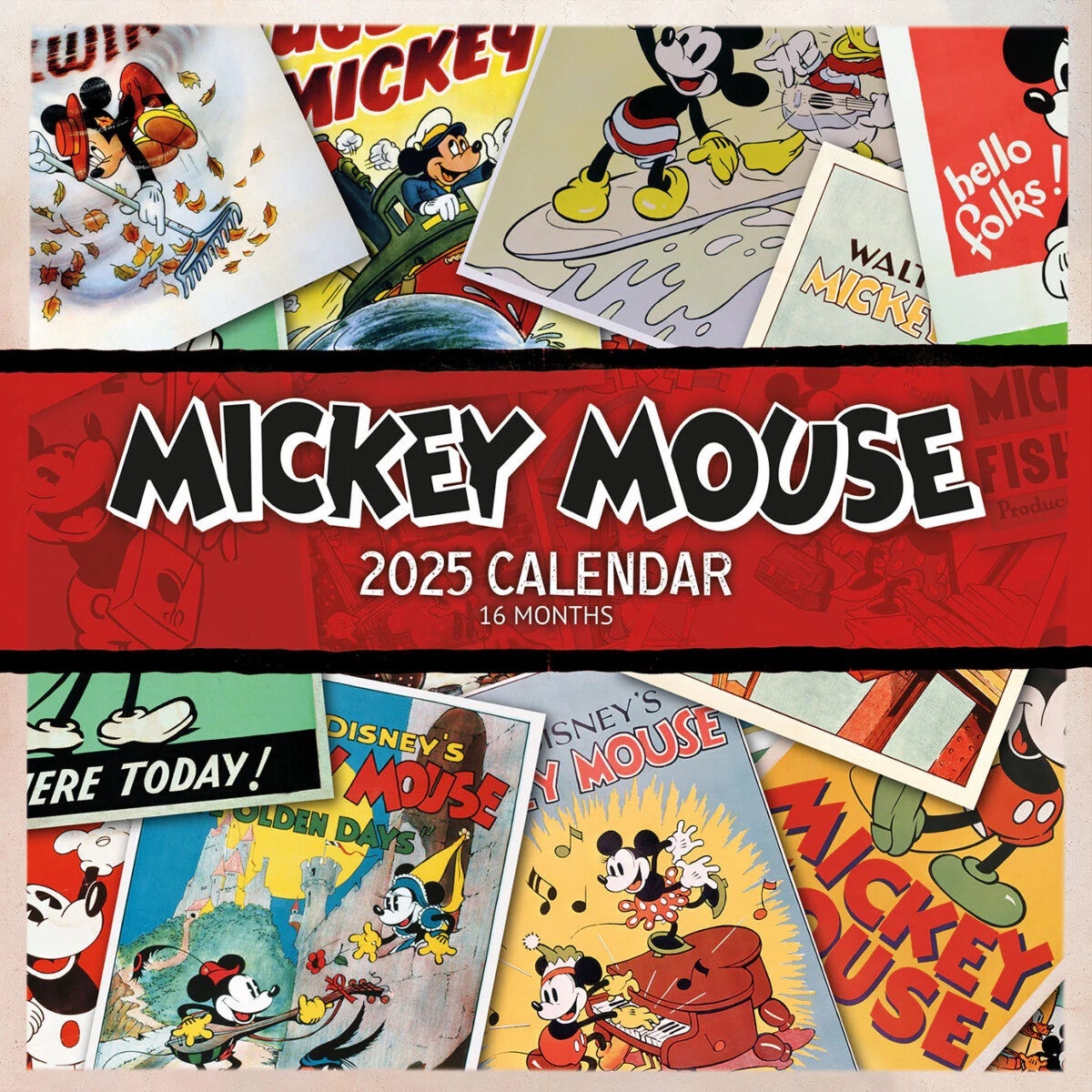 Kalender 2025 MICKEY & MINNIE 30x30cm