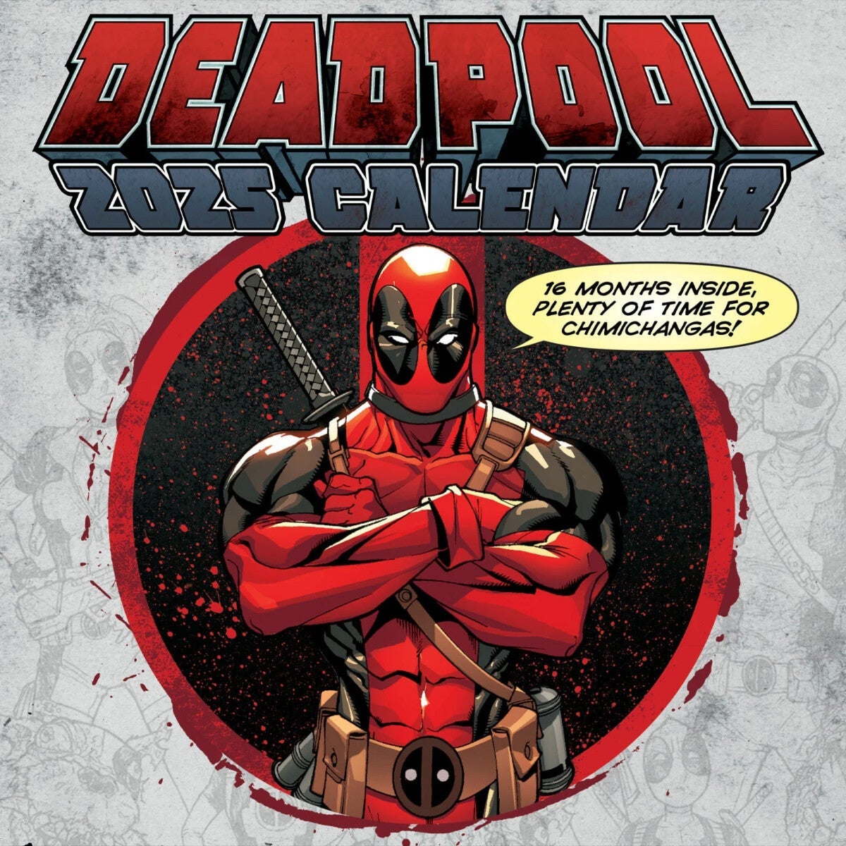Deadpool 2025 Square Calendar