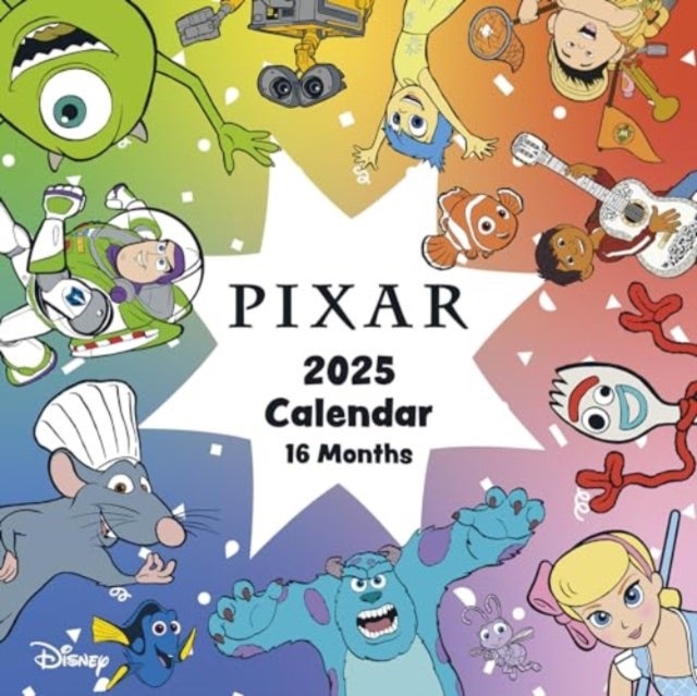 Kalender 2025 DISNEY PIXAR 30x30cm