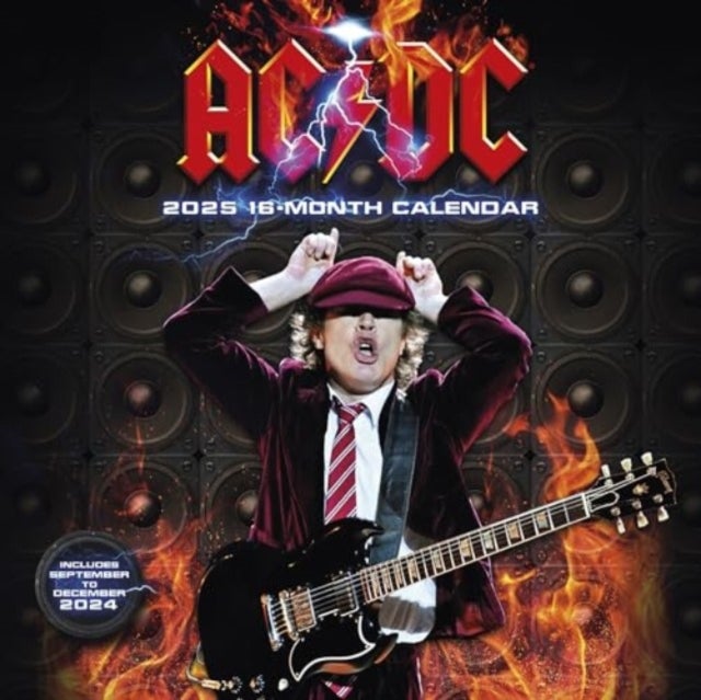 Kalender 2025 ACDC 30x30cm