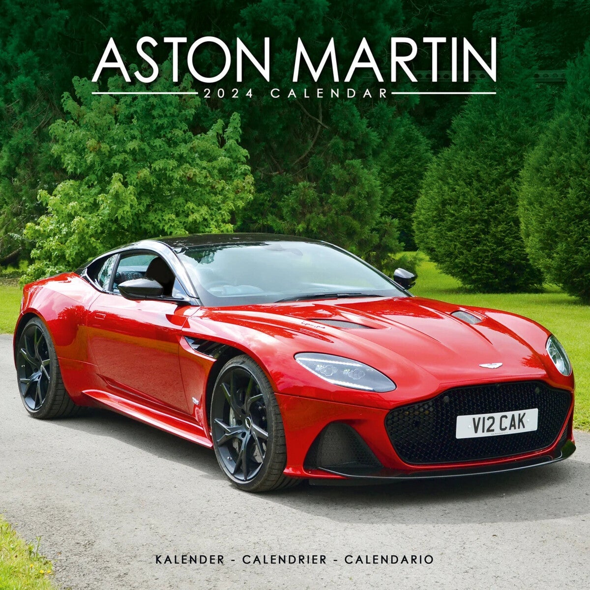 Kalender 2024 Aston Martin 30x30cm