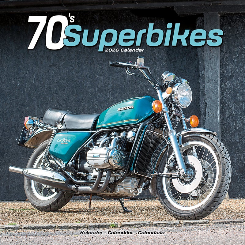 Kalender 2026 30x30 70's Superbikes
