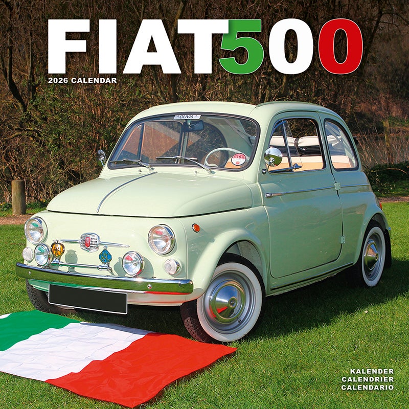 Kalender 2026 30x30 Fiat 500