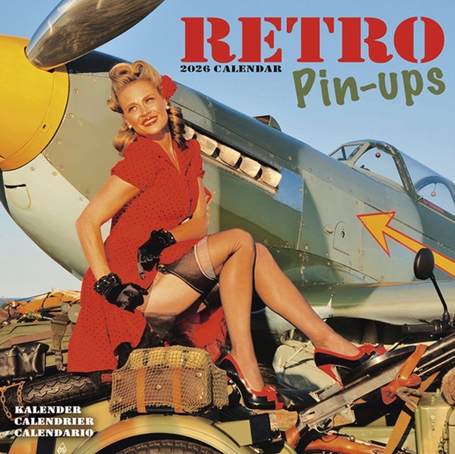 Kalender 2026 30x30 Retro Pin-ups
