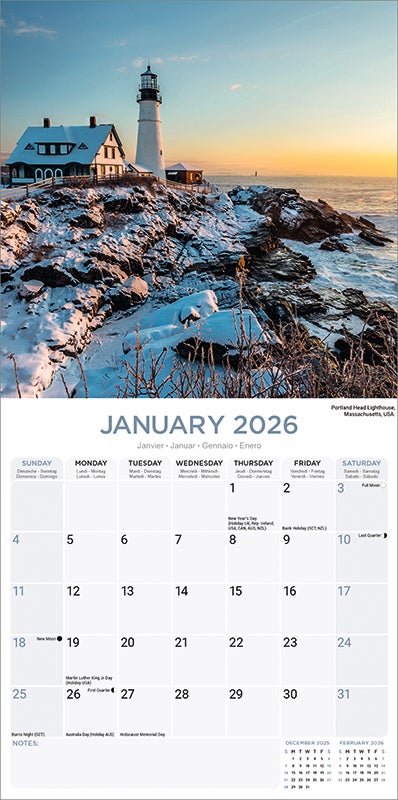 Kalender 2026 30x30 Seasons