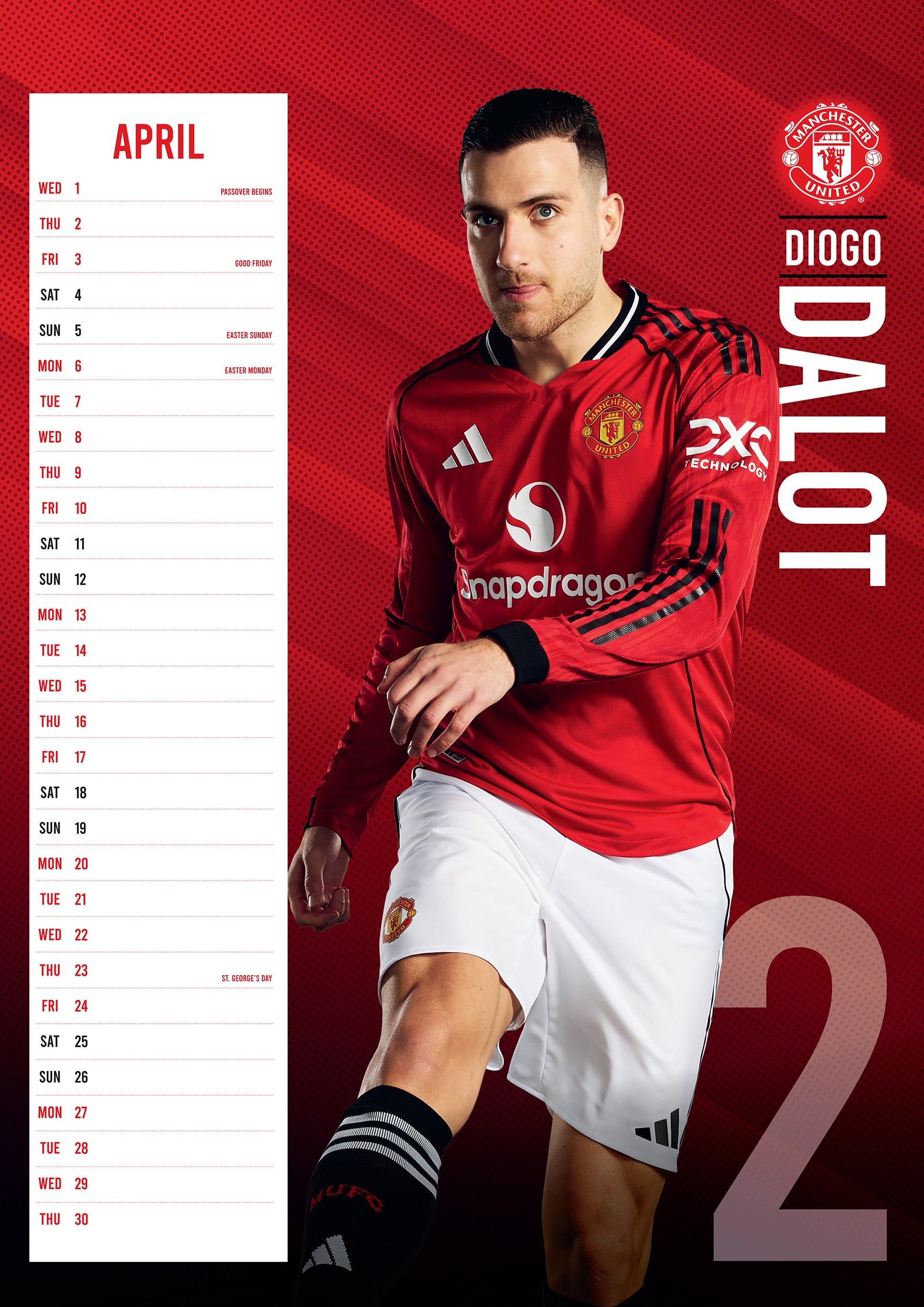 Kalender 2026 Da Manchester United A3