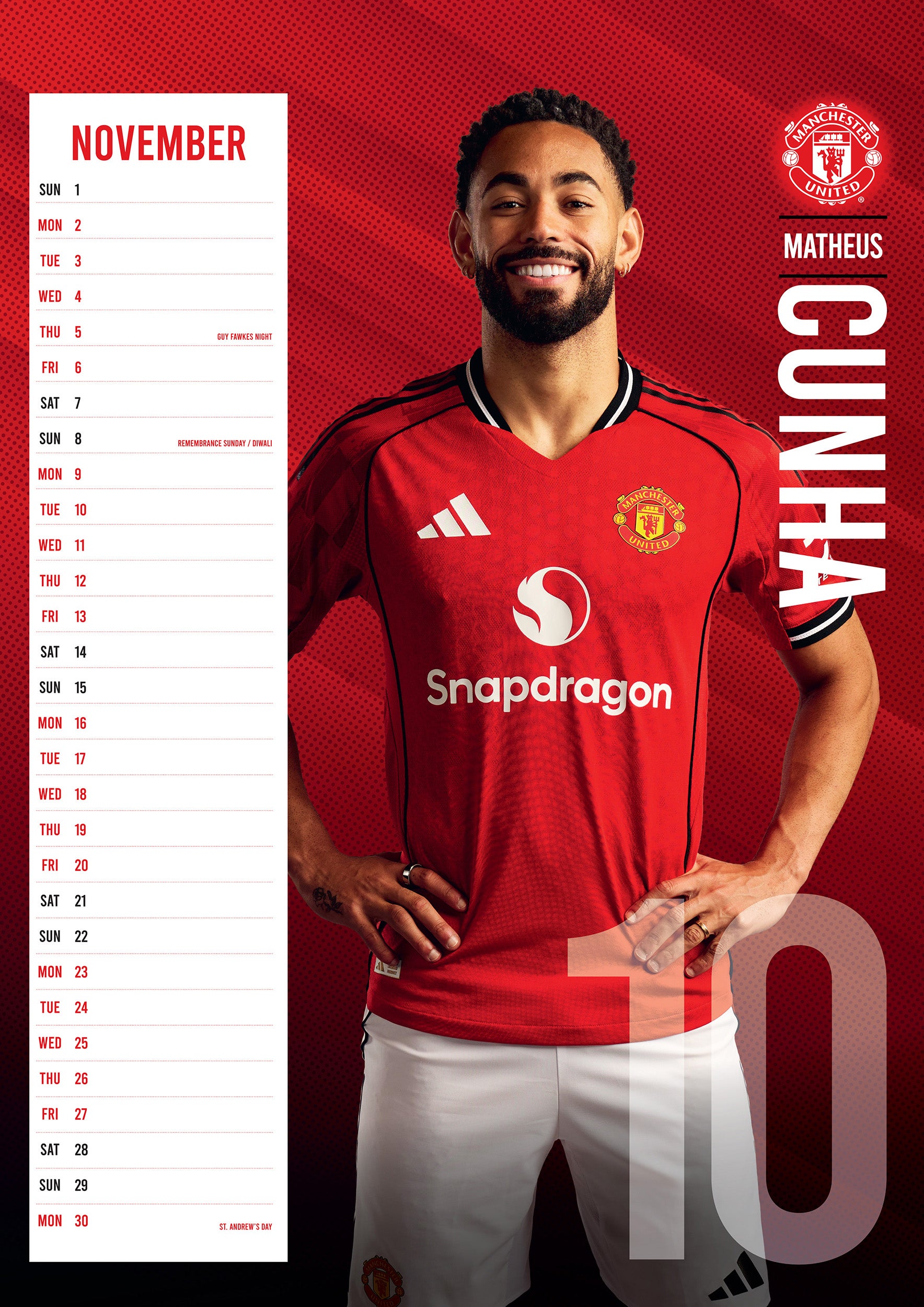 Kalender 2026 Da Manchester United A3