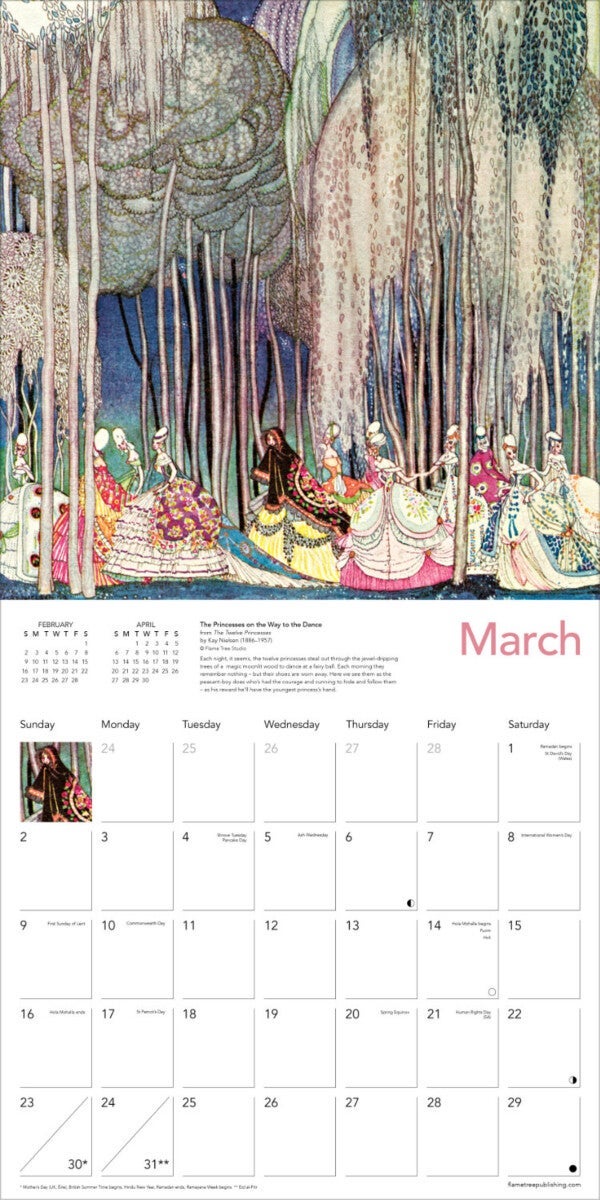 Kalender 2025 Fairytales 30x30cm
