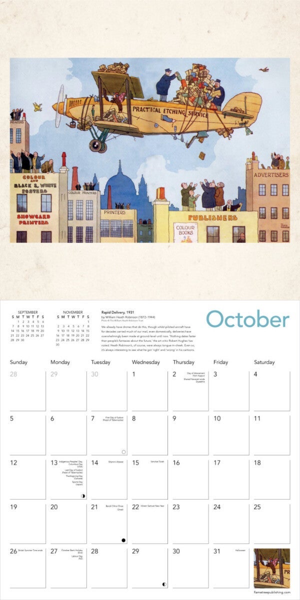 Kalender 2025 Heath Robinson 30x30cm