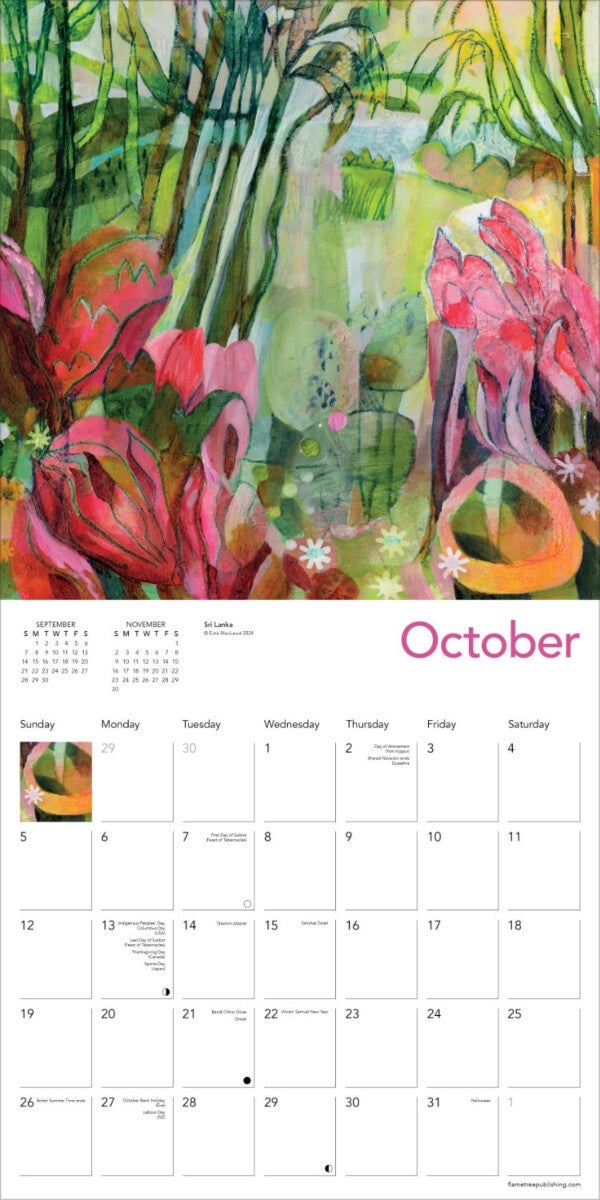 Kalender 2025 Este Macleod 30x30cm