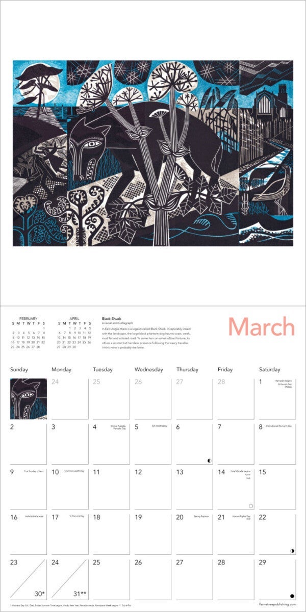 Kalender 2025 Clare Curtis 30x30cm