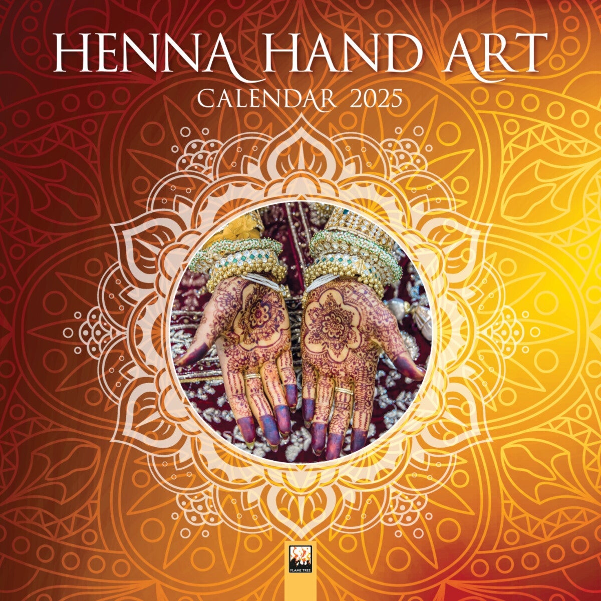 Kalender 2025 Henna Hand Art 30x30cm