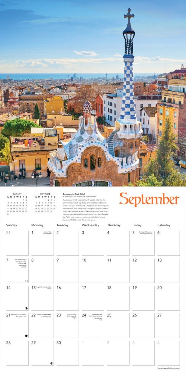 Kalender 2025 Gaudi 30x30cm