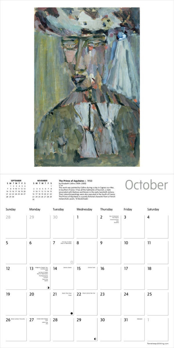 Kalender 2025 Women Artists 30x30cm