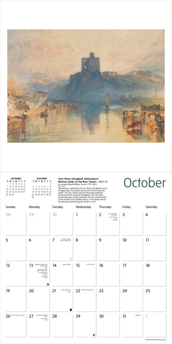 Kalender 2025 British Landscapes 30x30cm