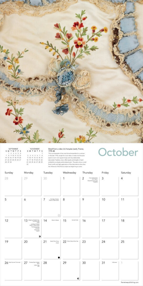 Kalender 2025 French Rococo 30x30cm