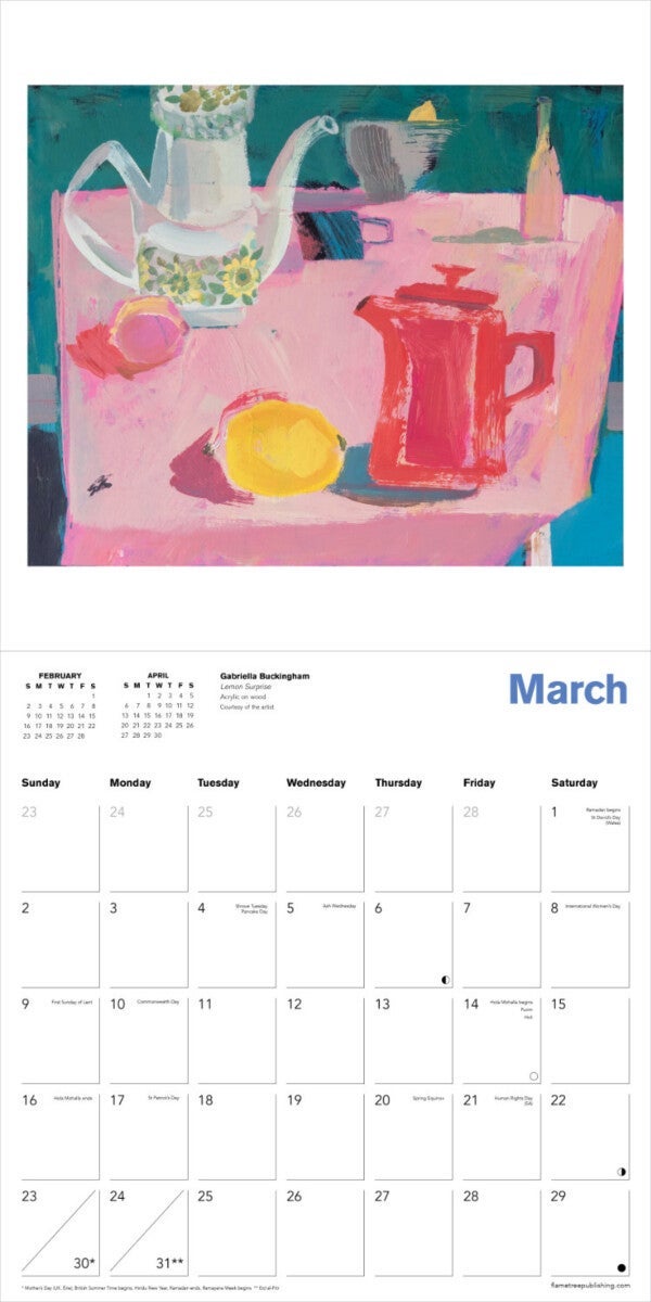 Kalender 2025 R Academy of Arts 30x30cm