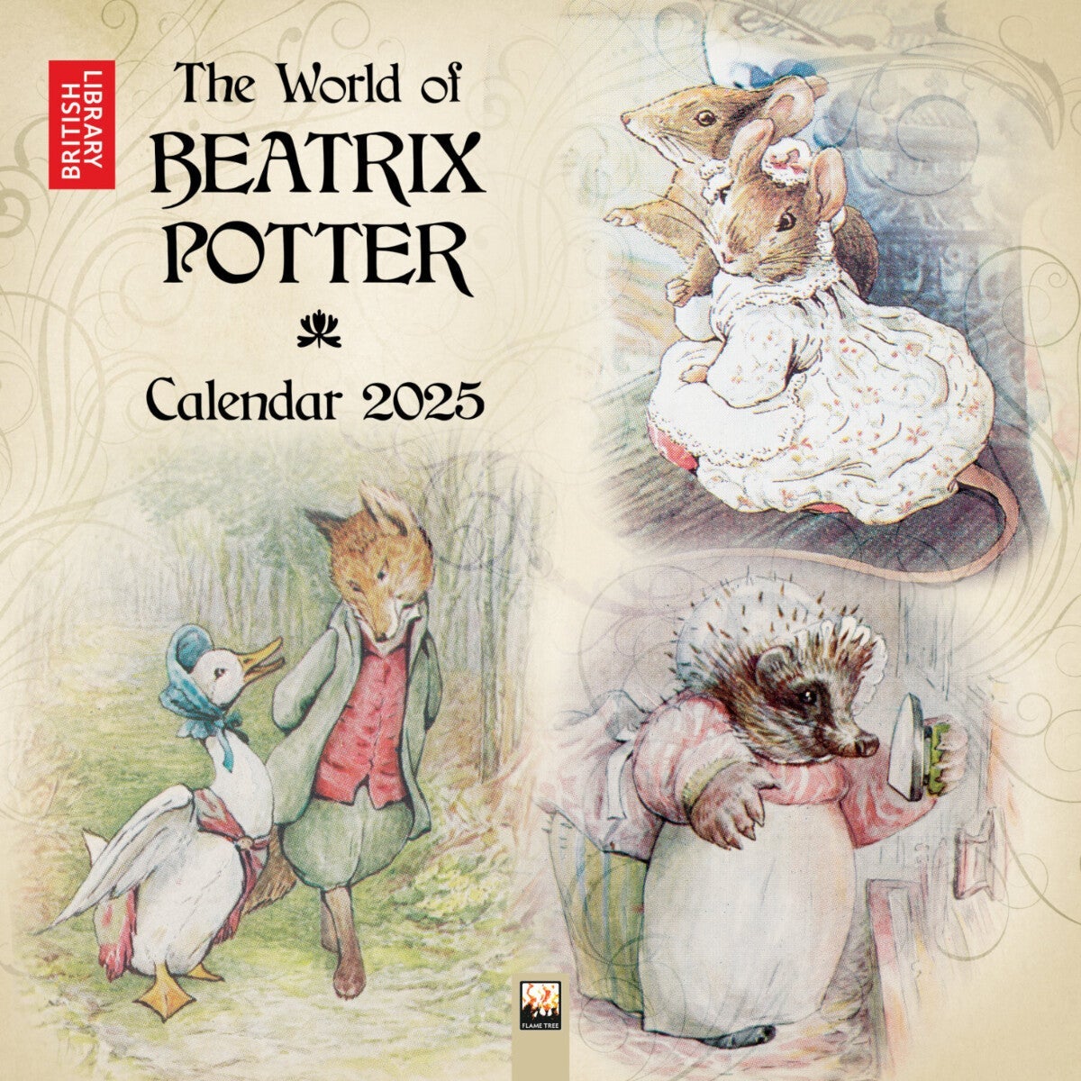 Kalender 2025 Beatrix Potter 30x30cm