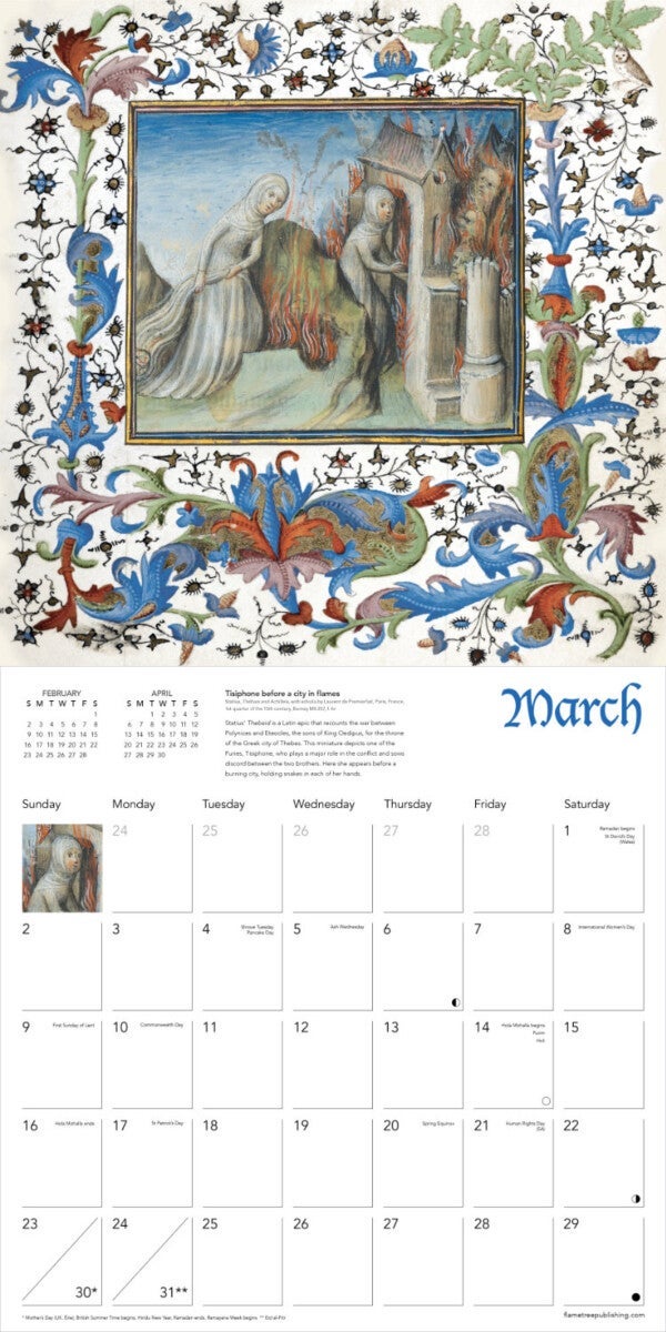 Kalender 2025 Illumi Manuscripts 30x30cm