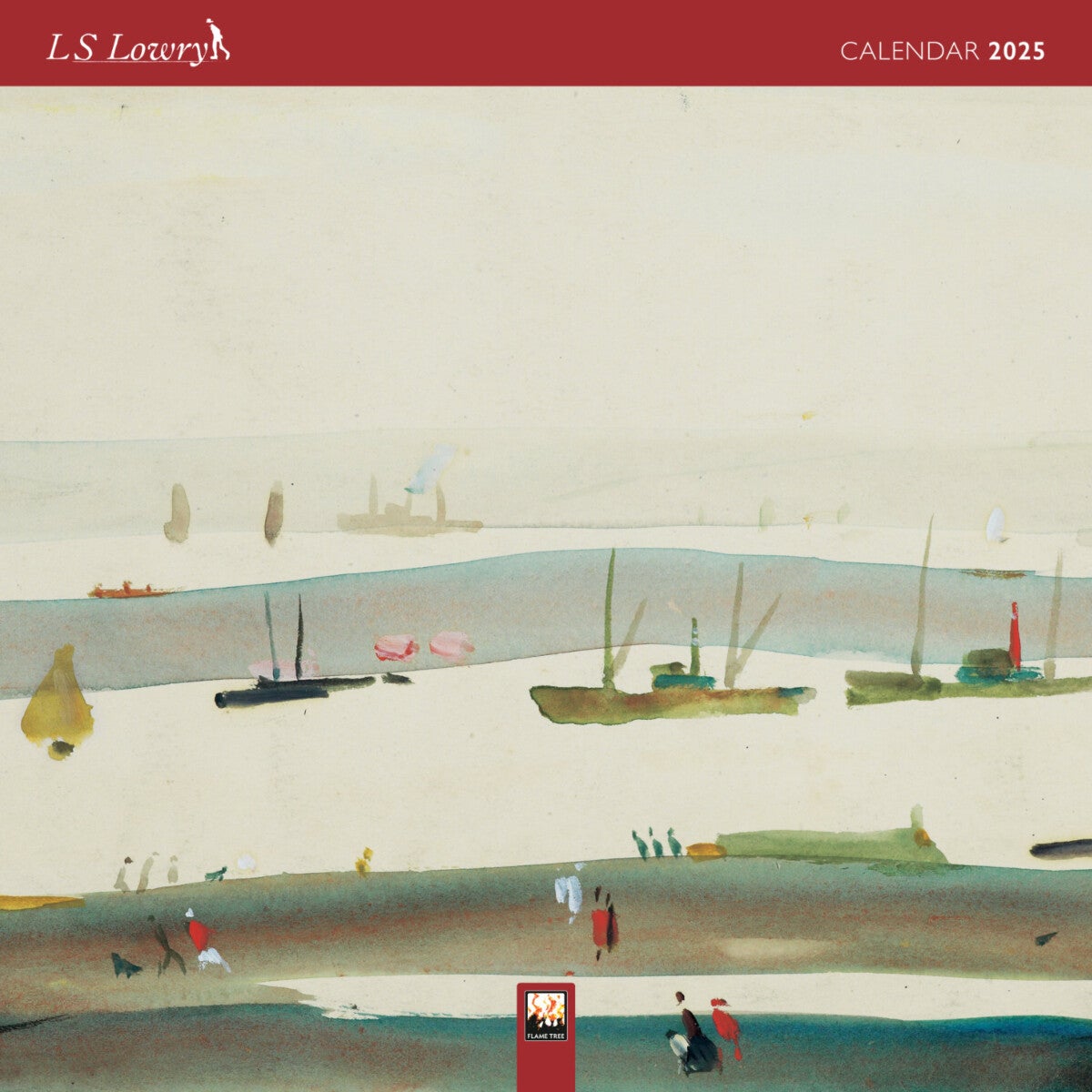 Kalender 2025 L.S. Lowry 30x30cm